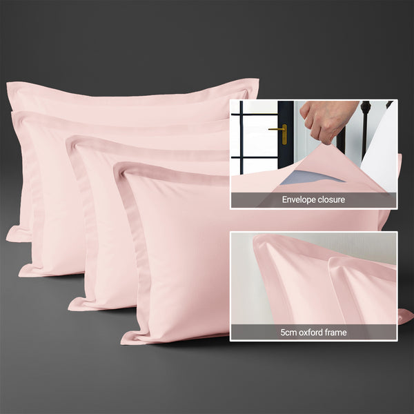 Premium 400 Thread Count 100% Cotton Pillowcases (4 PC)
