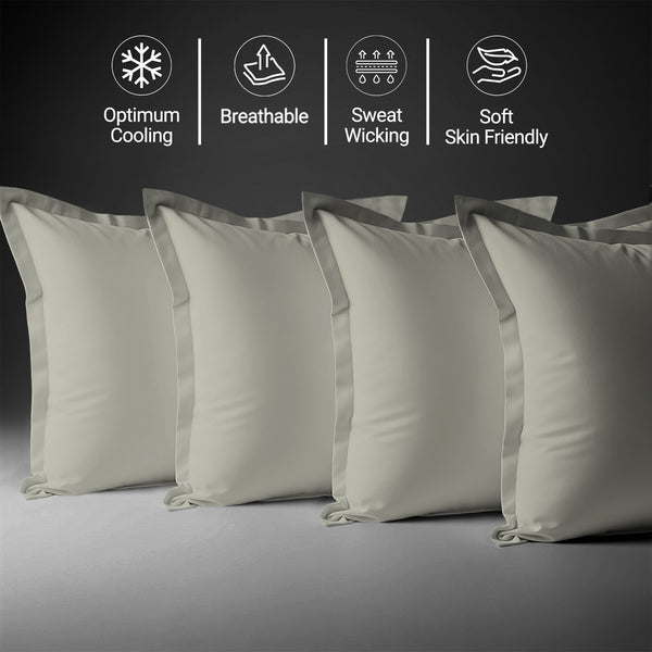Premium 400 Thread Count 100% Cotton Pillowcases (4 PC)