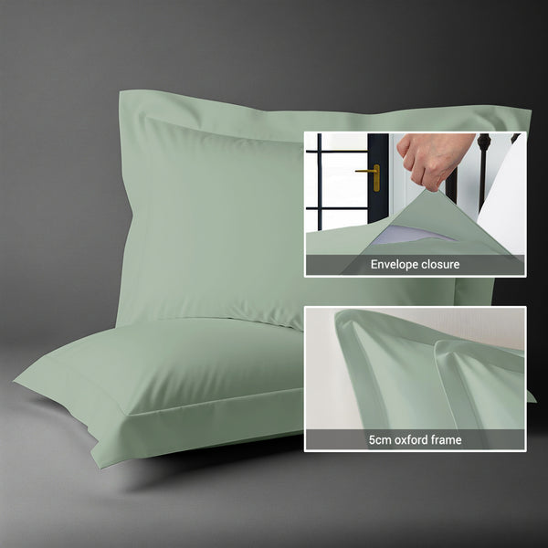 Deluxe 600 Thread Count 100% Cotton Pillowcases (2 PC)