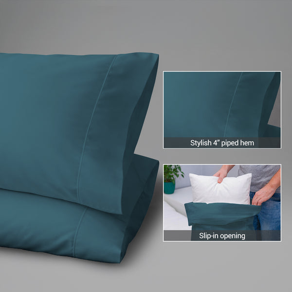 Premium 400 Thread Count 100% Cotton Pillowcases (2 PC)