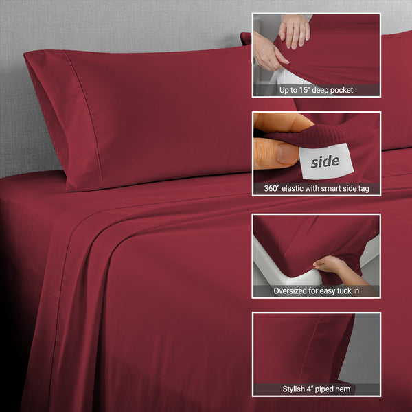 Royale 1000 Thread Count 100% Cotton Sheet Set