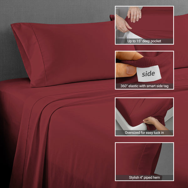 Premium 400 Thread Count 100% Cotton Sheet Set