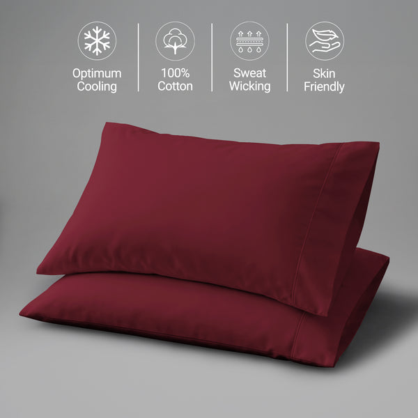 Deluxe 600 Thread Count 100% Cotton Pillowcases