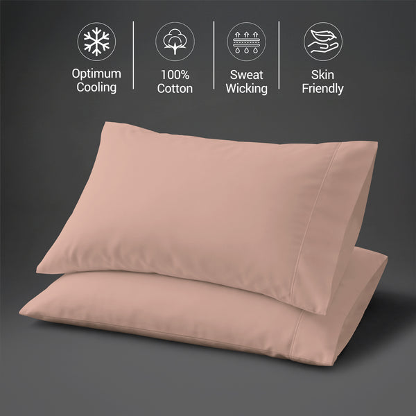 Premium 400 Thread Count 100% Cotton Pillowcases (2 PC)