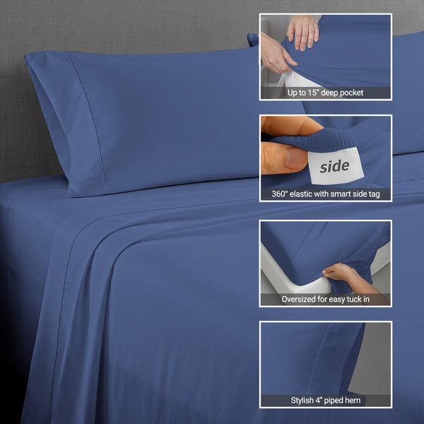 Premium 400 Thread Count 100% Cotton Sheet Set