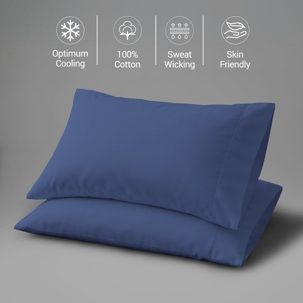 Premium 400 Thread Count 100% Cotton Pillowcases (2 PC)
