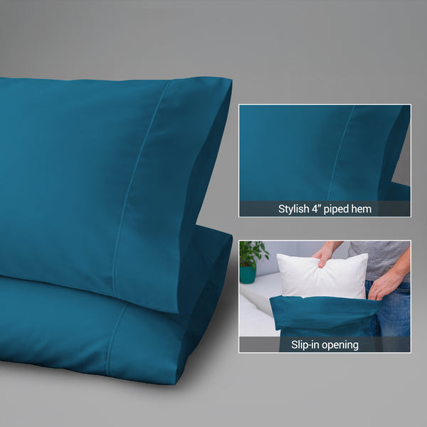 Premium 400 Thread Count 100% Cotton Pillowcases (2 PC)