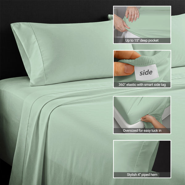 Luxury 800 Thread Count 100% Cotton Sheet Set