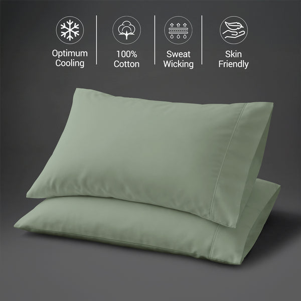 Premium 400 Thread Count 100% Cotton Pillowcases (2 PC)