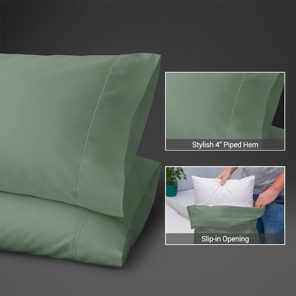 Deluxe 600 Thread Count 100% Cotton Pillowcases