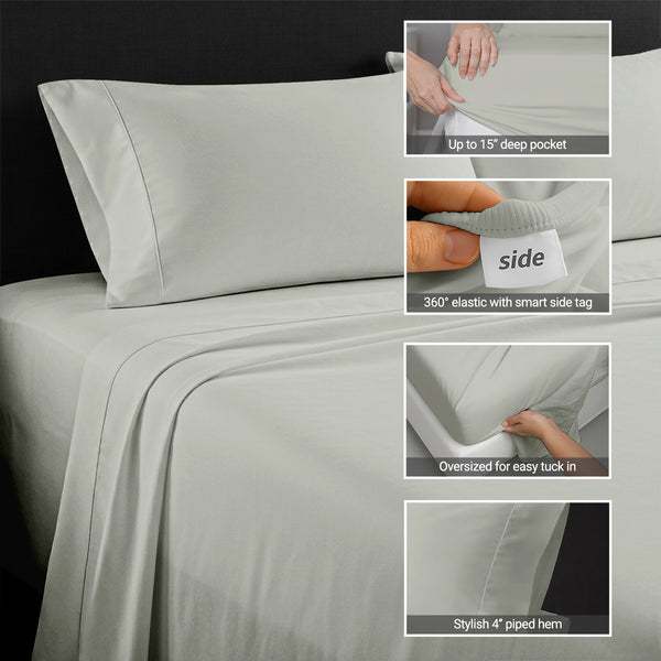 Royale 1000 Thread Count 100% Cotton Sheet Set (4 PC)