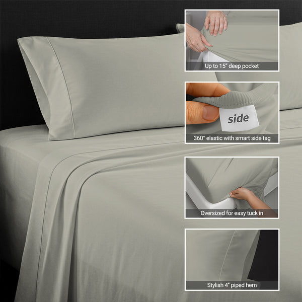 Premium 400 Thread Count 100% Cotton Sheet Set