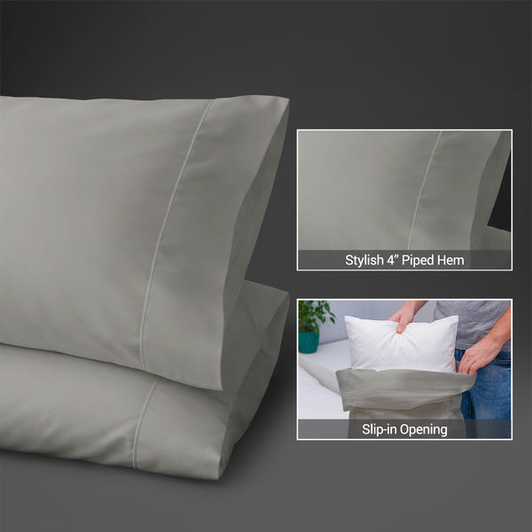 Deluxe 600 Thread Count 100% Cotton Pillowcases