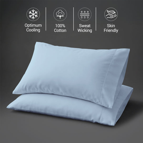 Premium 400 Thread Count 100% Cotton Pillowcases (2 PC)