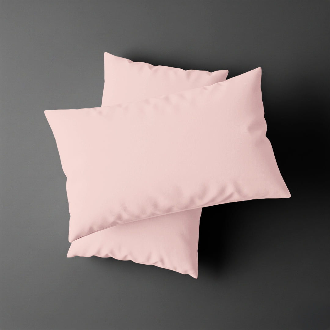 Pizuna toddler pillow cases 33 x 46 cm light pink 400 thread count long staple cotton crib pillowcase set of 2
