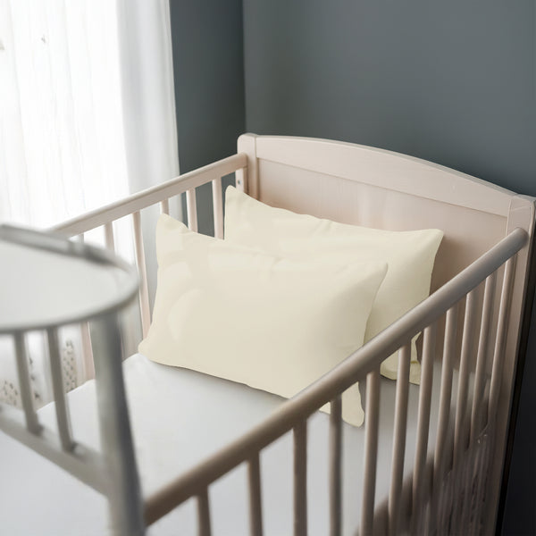 Premium 400 Thread Count 100% Cotton Crib Pillowcases (2 PC)