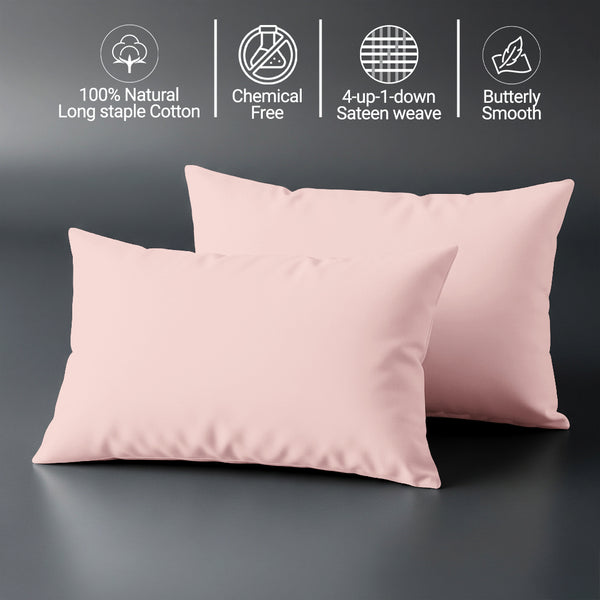 Premium 400 Thread Count 100% Cotton Crib Pillowcases (2 PC)