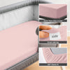 Premium 400 Thread Count 100% Cotton Crib Travel Fitted Sheet