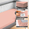 Premium 400 Thread Count 100% Cotton Crib Travel Fitted Sheet