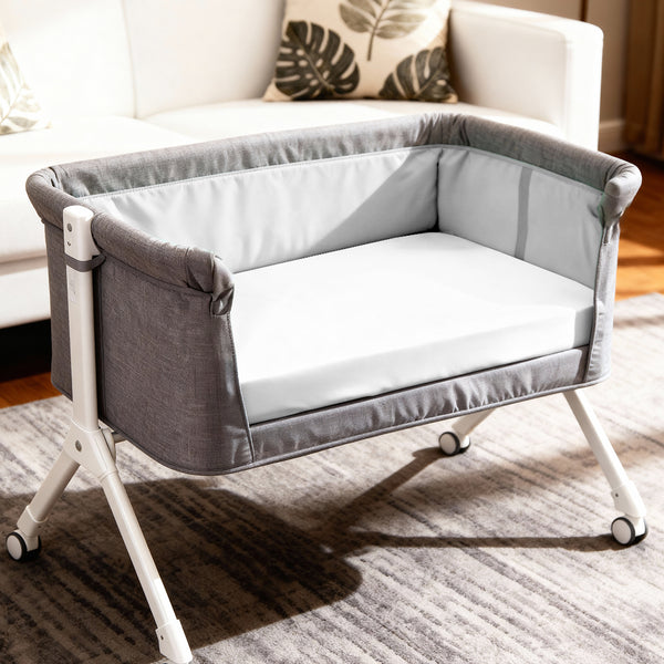 Premium 400 Thread Count 100% Cotton Crib Travel Fitted Sheet