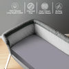 Premium 400 Thread Count 100% Cotton Crib Travel Fitted Sheet