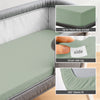 Premium 400 Thread Count 100% Cotton Crib Travel Fitted Sheet
