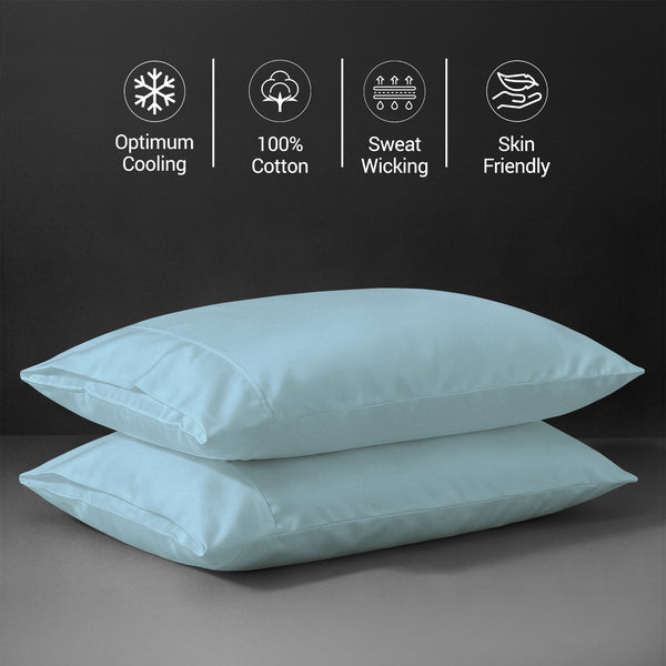 Deluxe 600 Thread Count 100% Cotton Pillow Envelope Cases