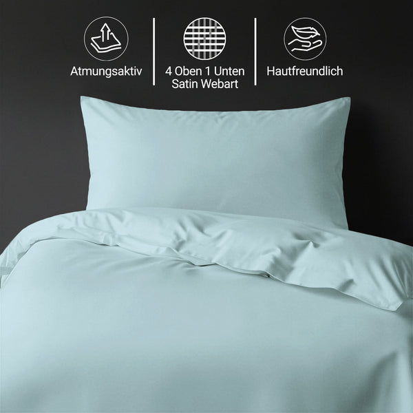 Premium Bettbezug-Set mit 400 Fadenzahl aus 100% Baumwolle