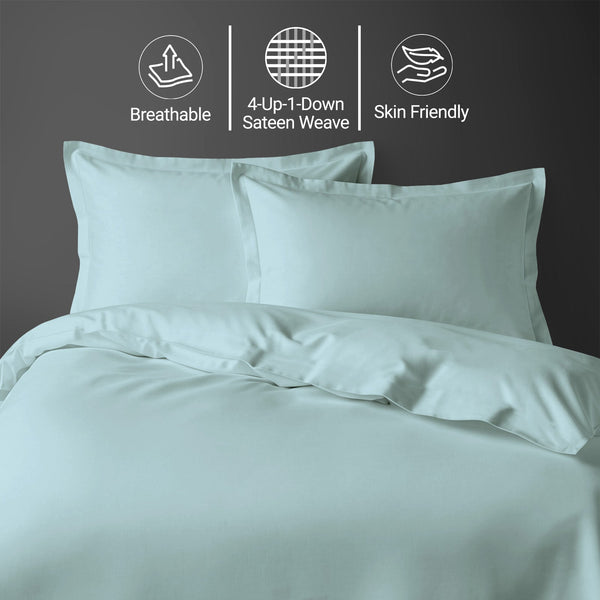 Premium 400 Thread Count 100% Cotton Duvet Cover Set