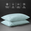 Premium 400 Thread Count 100% Cotton Pillow Envelope Cases (2 PC)