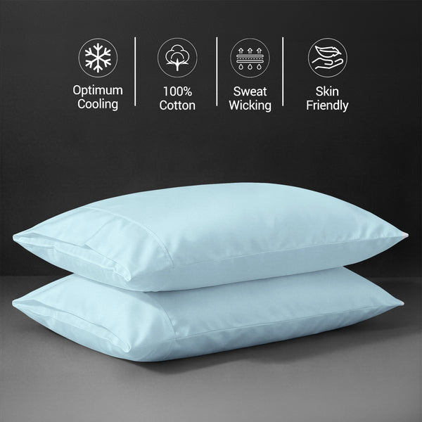 Luxury 800 Thread Count 100% Cotton Pillow Envelope Cases