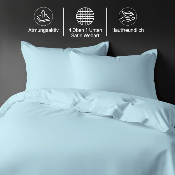 Luxus Bettbezug-Set mit 800 Fadenzahl aus 100% Baumwolle