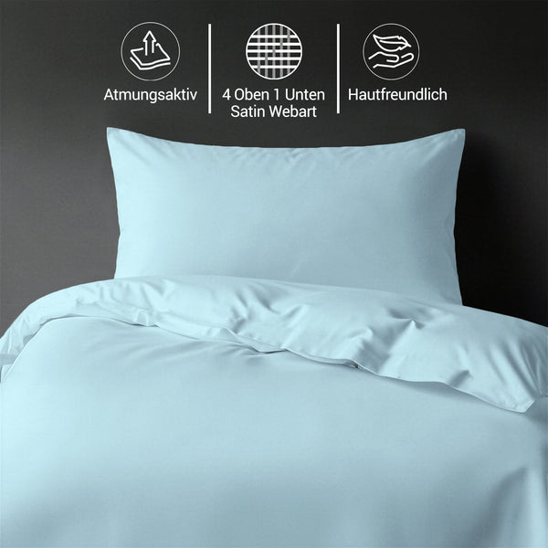 Luxus Bettbezug-Set mit 800 Fadenzahl aus 100% Baumwolle