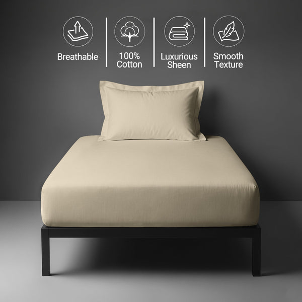 Premium 400 Thread count 100% Cotton Fitted Sheet