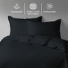 Premium Bettbezug-Set mit 400 Fadenzahl aus 100% Baumwolle