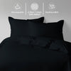 Deluxe Bettbezug-Set mit 600 Fadenzahl aus 100% Baumwolle