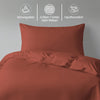 Premium Bettbezug-Set mit 400 Fadenzahl aus 100% Baumwolle