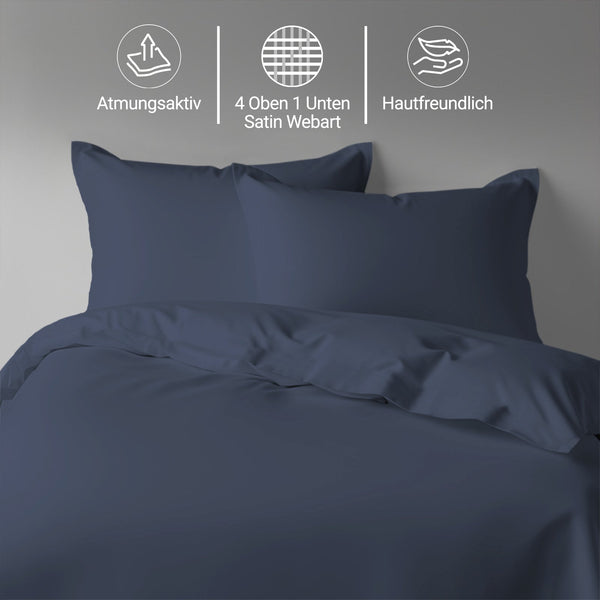 Luxus Bettbezug-Set mit 800 Fadenzahl aus 100% Baumwolle