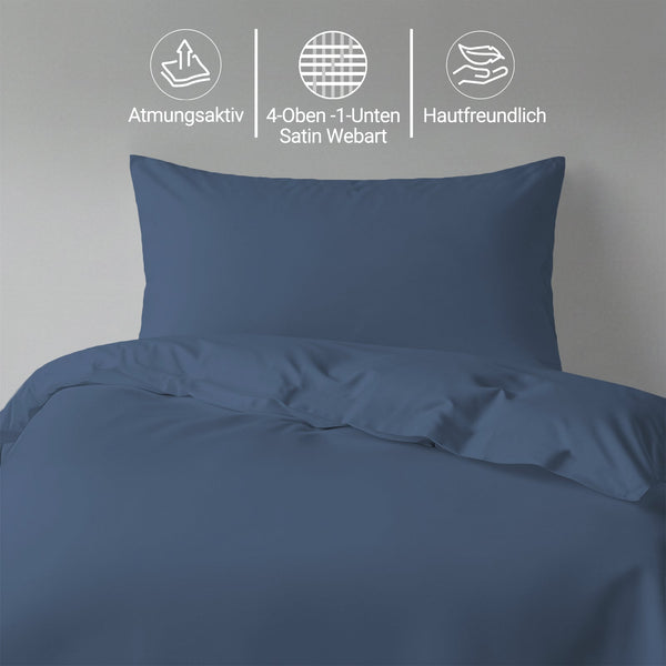 Royale Bettbezug-Set mit 1000 Fadenzahl aus 100% Baumwolle