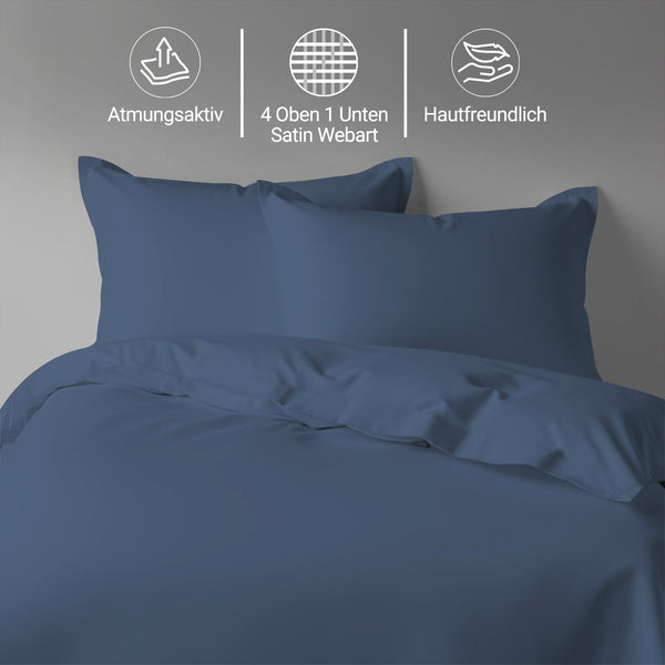 Royale Bettbezug-Set mit 1000 Fadenzahl aus 100% Baumwolle