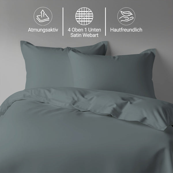 Royale Bettbezug-Set mit 1000 Fadenzahl aus 100% Baumwolle