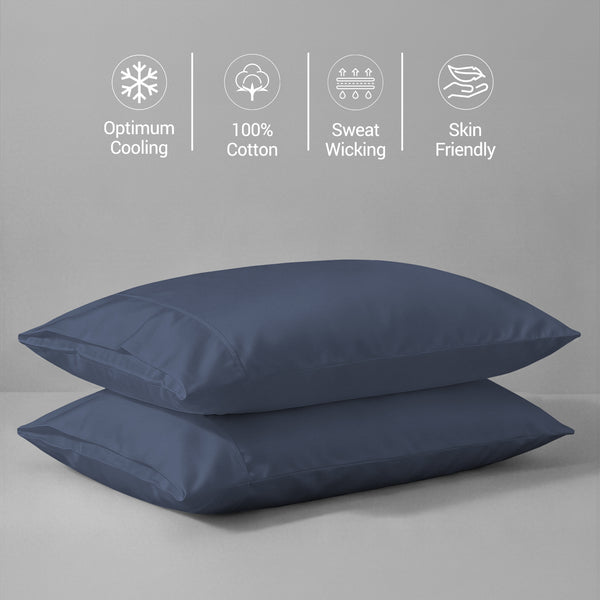 Luxury 800 Thread Count 100% Cotton Pillow Envelope Cases