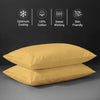 Premium 400 Thread Count 100% Cotton Pillow Envelope Cases (2 PC)
