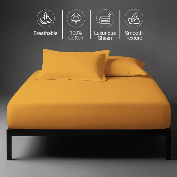 Premium 400 Thread Count 100% Cotton Fitted Sheet