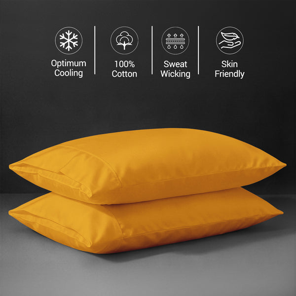 Premium 400 Thread Count 100% Cotton Pillow Envelope Cases