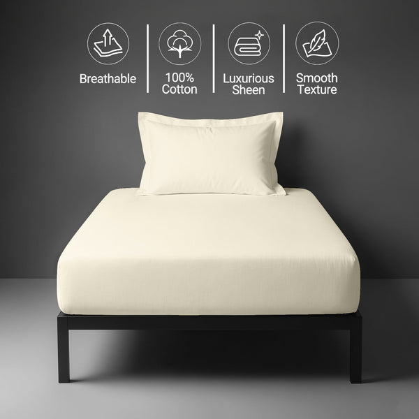 Premium 400 Thread count 100% Cotton Fitted Sheet