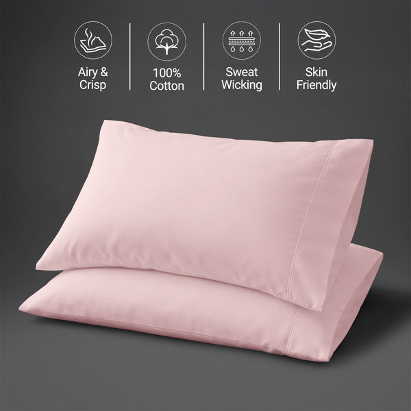 Percale 100% Cotton Pillowcases