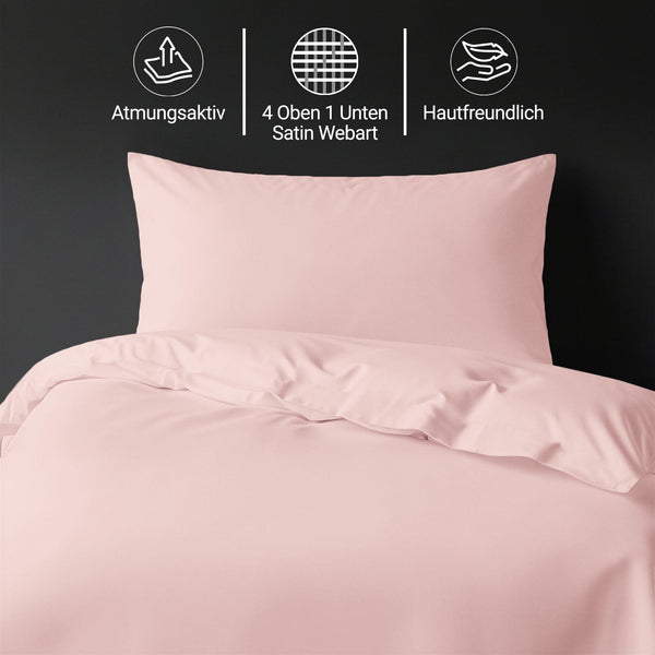 Premium Bettbezug-Set mit 400 Fadenzahl aus 100% Baumwolle