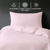 Luxus Bettbezug-Set mit 800 Fadenzahl aus 100% Baumwolle - DE - 155x220 + 1 x 80x80 - Dark Grey