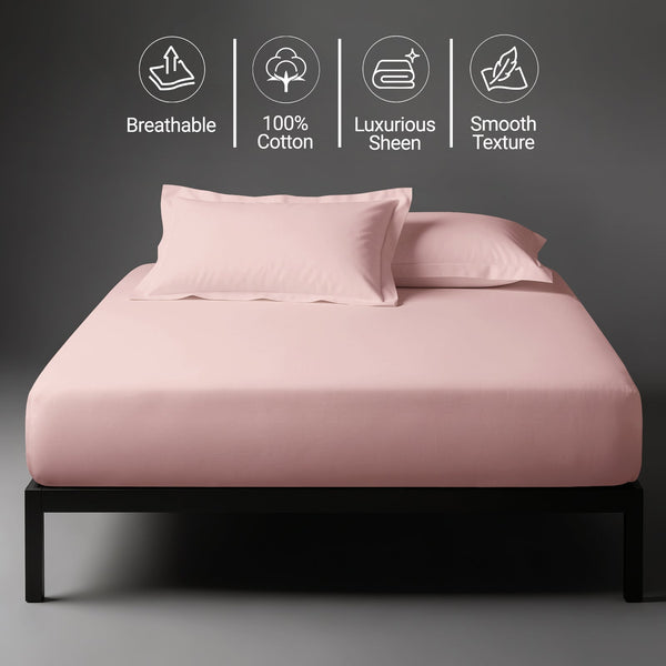 Premium 400 Thread Count 100% Cotton Fitted Sheet